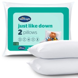 Silentnight Just Like Down Microfibre Pillow - 2 Pack - thumbnail 2