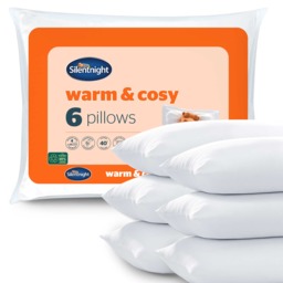Silentnight Warm & Cosy Pillow - 6 Pack - thumbnail 2