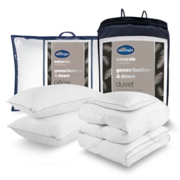 Silentnight Goose Feather &amp Down Duvet &amp Pillow Bundle