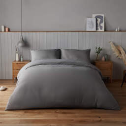 Silentnight Supersoft Charcoal Duvet Set
