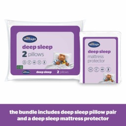 Silentnight Deep Sleep Mattress Protector & Pillow Bundle - thumbnail 2