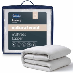 Silentnight Natural Wool Collection Mattress Topper - thumbnail 2