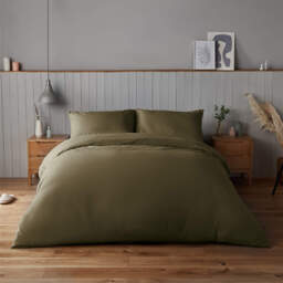 Silentnight Supersoft Olive Duvet Set