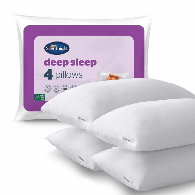 Silentnight Deep Sleep Pillows, 4 Pack - image 1