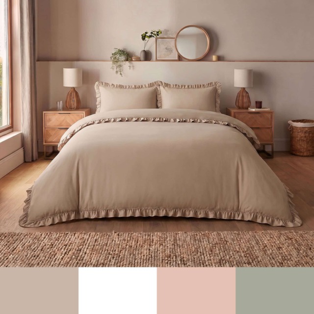 Silentnight Supersoft Duvet Set Frill Edge - image 1