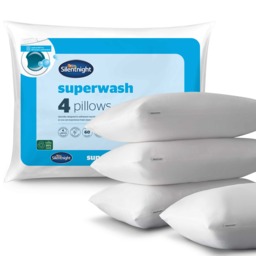 Silentnight Superwash Pillow - 4 Pack