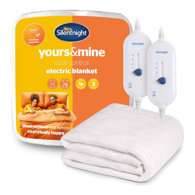 Silentnight Yours & Mine Dual Control Electric Blanket - image 1
