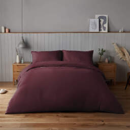 Silentnight Supersoft Berry Duvet Set - thumbnail 1