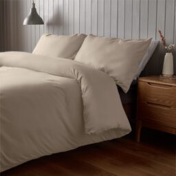 Silentnight Supersoft Duvet Set & Fitted Sheet - Natural - thumbnail 1