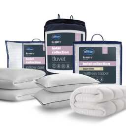 Silentnight Hotel Collection 13.5 Tog Duvet, Mattress Topper and Pillow Pair Bundle - thumbnail 2
