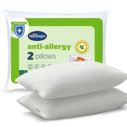 Silentnight Anti-Allergy Pillow - White, Pack of 2, Anti-Bacterial pillows - thumbnail 2