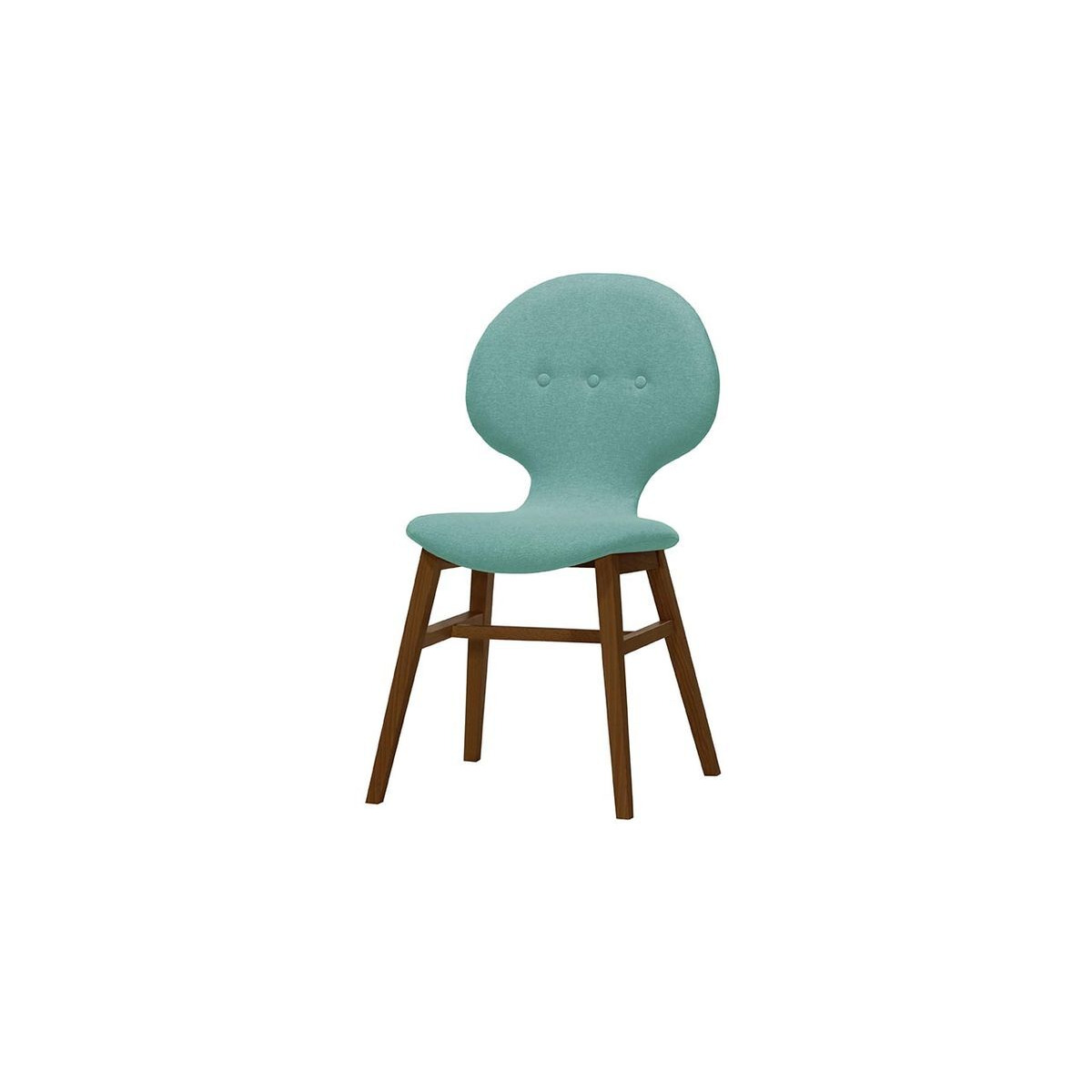 Altay Dining Chair, light blue, Leg colour: dark oak - image 1