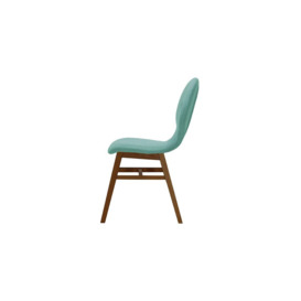 Altay Dining Chair, light blue, Leg colour: dark oak - thumbnail 3