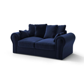 Baron 2 Seater Sofa, navy blue - thumbnail 1