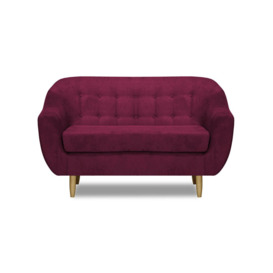 Bont 2 Seater Sofa, dark pink
