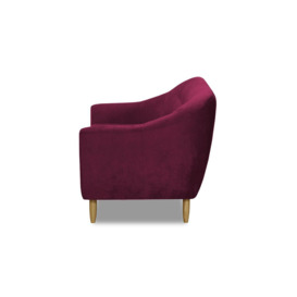 Bont 3 Seater Sofa, dark pink - thumbnail 3