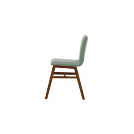 Cod Dining Chair, pastel blue, Leg colour: dark oak - thumbnail 3