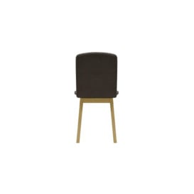 Cubo Dining Chair, dark green, Leg colour: like oak - thumbnail 2