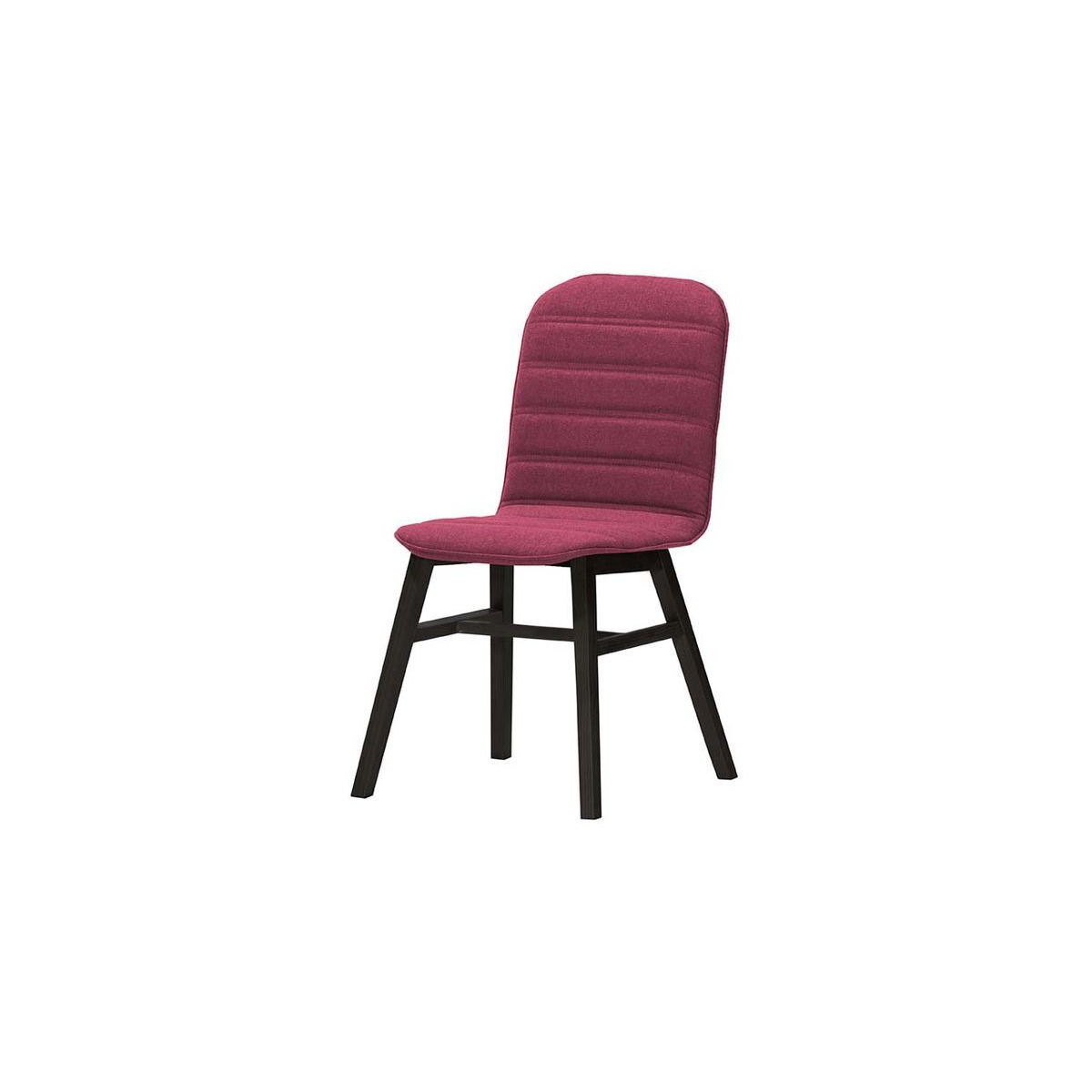Dao Dining Chair, dark pink, Leg colour: black - image 1