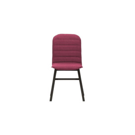 Dao Dining Chair, dark pink, Leg colour: black - thumbnail 3