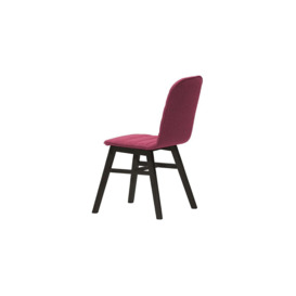 Dao Dining Chair, dark pink, Leg colour: black - thumbnail 2