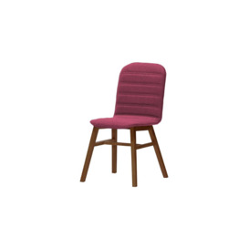 Dao Dining Chair, dark pink, Leg colour: dark oak