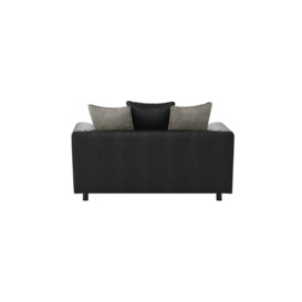Dillon 2 Seater Sofa Bed, grey/black - thumbnail 2