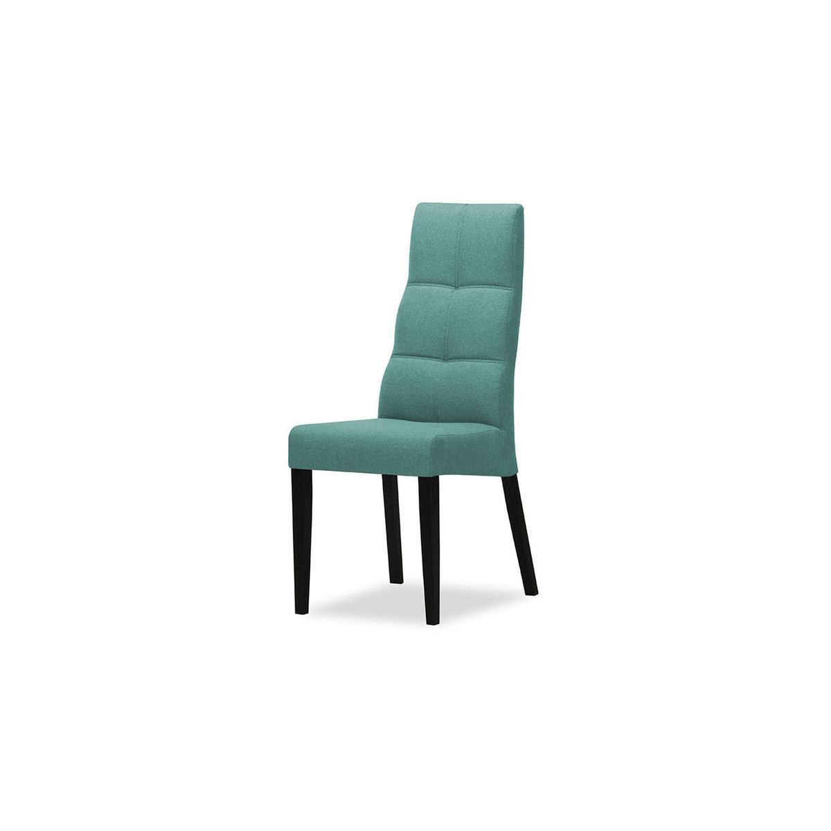 Dilo Dining Chair, light blue, Leg colour: black - image 1