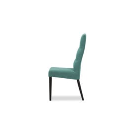 Dilo Dining Chair, light blue, Leg colour: like oak - thumbnail 3