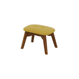 Ducon Mini Children's Footstool, yellow, Leg colour: dark oak - thumbnail 2