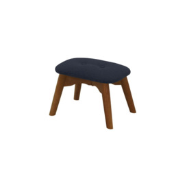 Ducon Mini Children's Footstool, navy blue, Leg colour: dark oak - thumbnail 2
