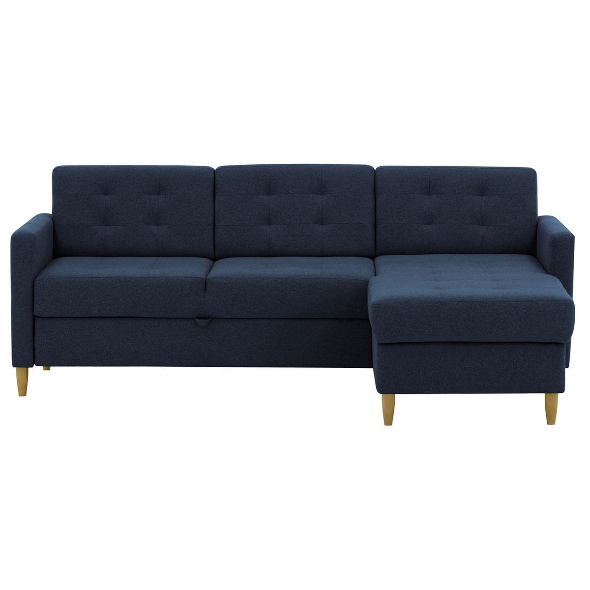 Explorer Corner Sofa Bed With Storage, navy blue - image 1