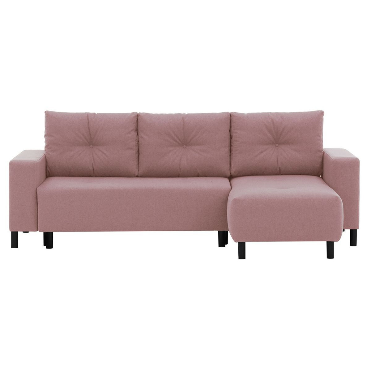 Finder Corner Sofa Bed, pastel pink - image 1