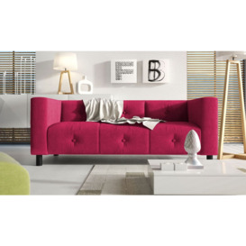 Fripp 3 Seater Sofa, pink - thumbnail 2