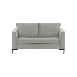 Gosena 2 Seater Sofa, silver, Leg colour: black metal - thumbnail 1