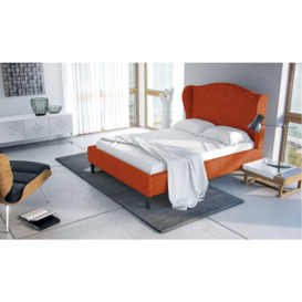 Hope Upholstered Bed Frame, orange - thumbnail 2