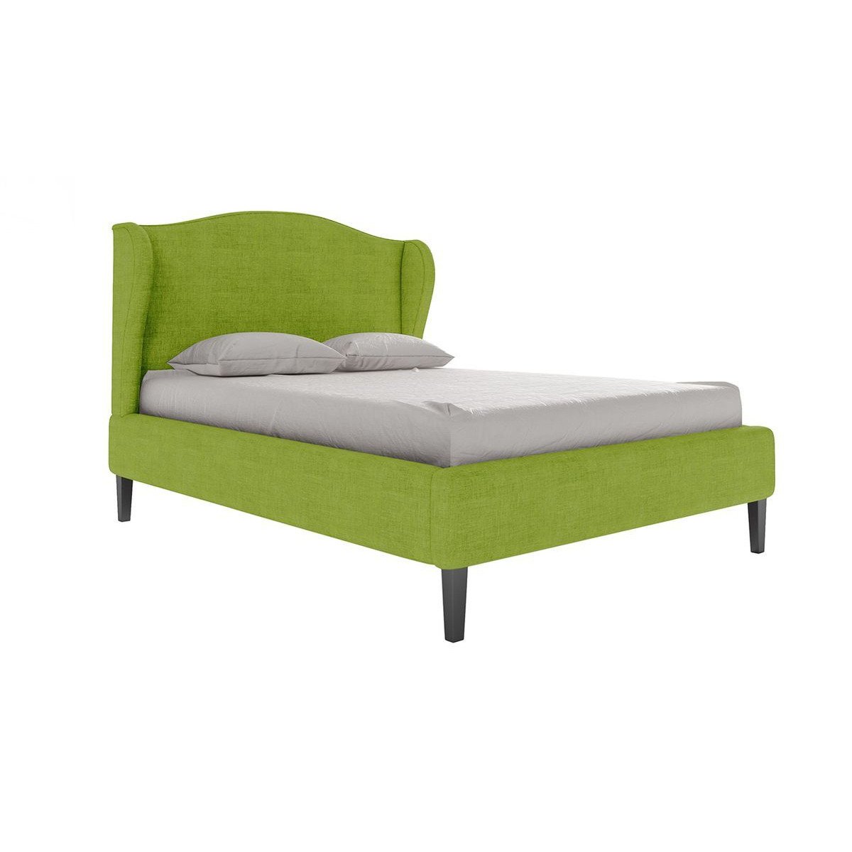 Hope Upholstered Bed Frame, lime - image 1