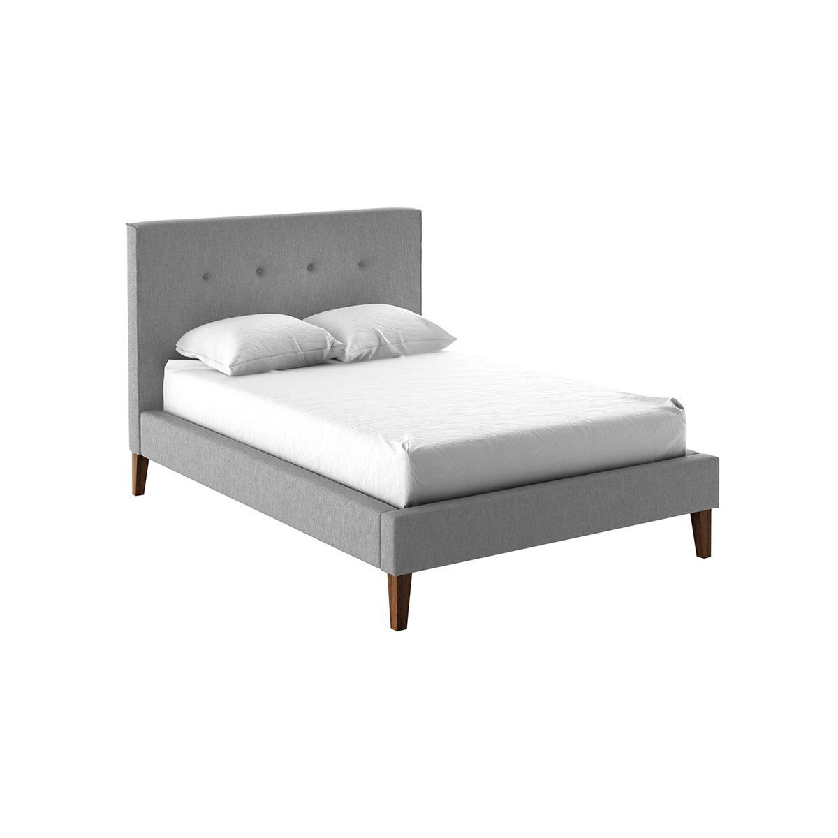 Inspire Upholstered Bed Frame, light grey - image 1