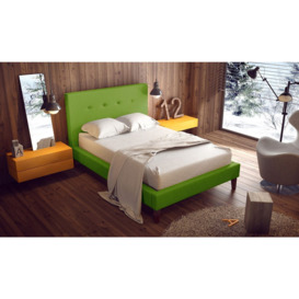 Inspire Upholstered Bed Frame, lime - thumbnail 2