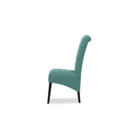 Korne Dining Chair, light blue, Leg colour: like oak - thumbnail 3