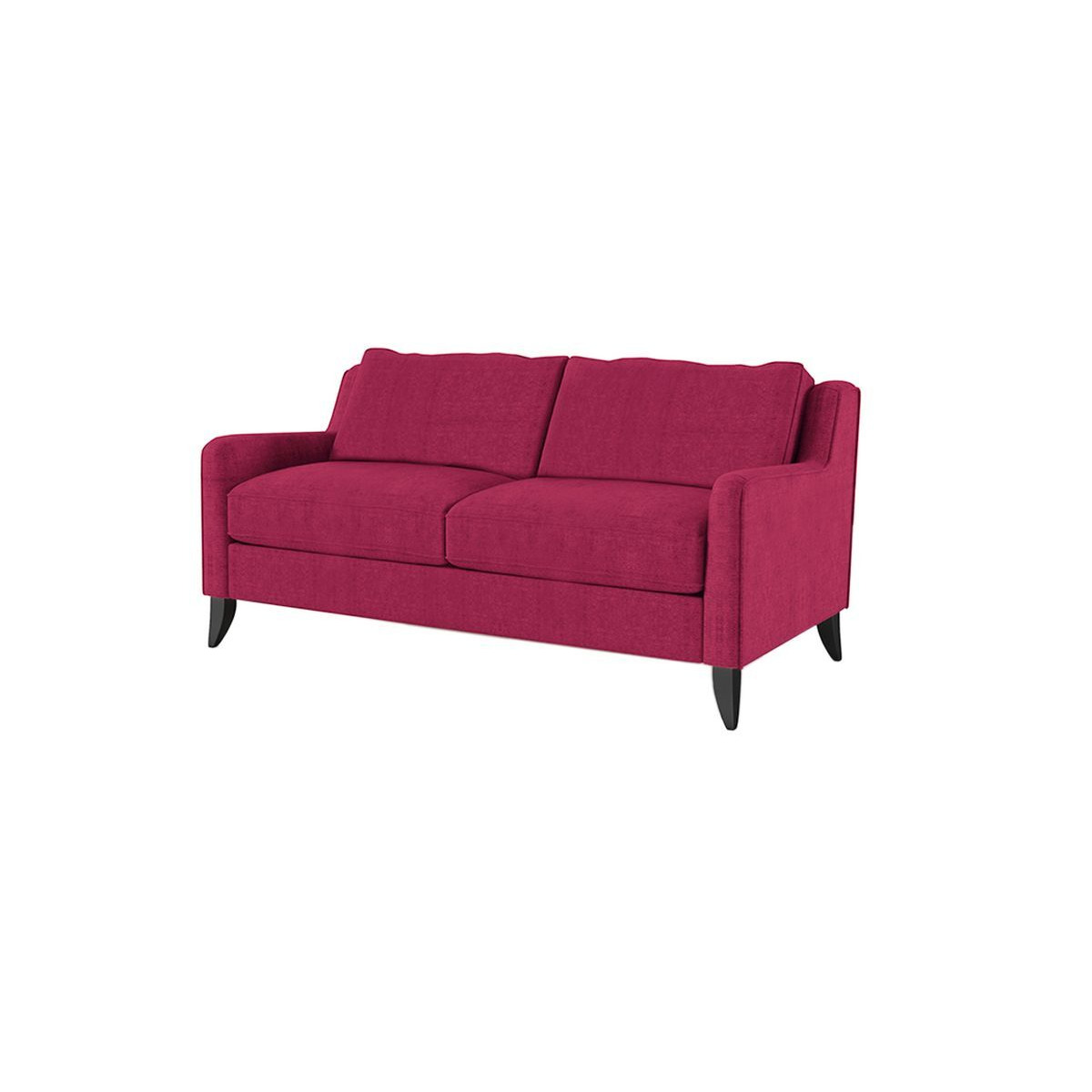 Orson 2 Seater Sofa, dark pink