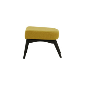 Savano Footstool, yellow, Leg colour: black - thumbnail 3