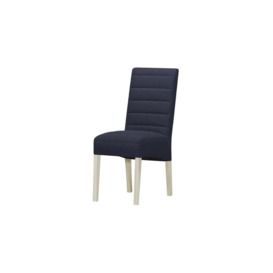 Sonitag Dining Chair, navy blue, Leg colour: white - thumbnail 1