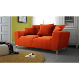 Stone 2 Seater Sofa, orange - thumbnail 2