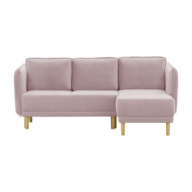 Swift Corner Sofa Bed, lilac - thumbnail 1