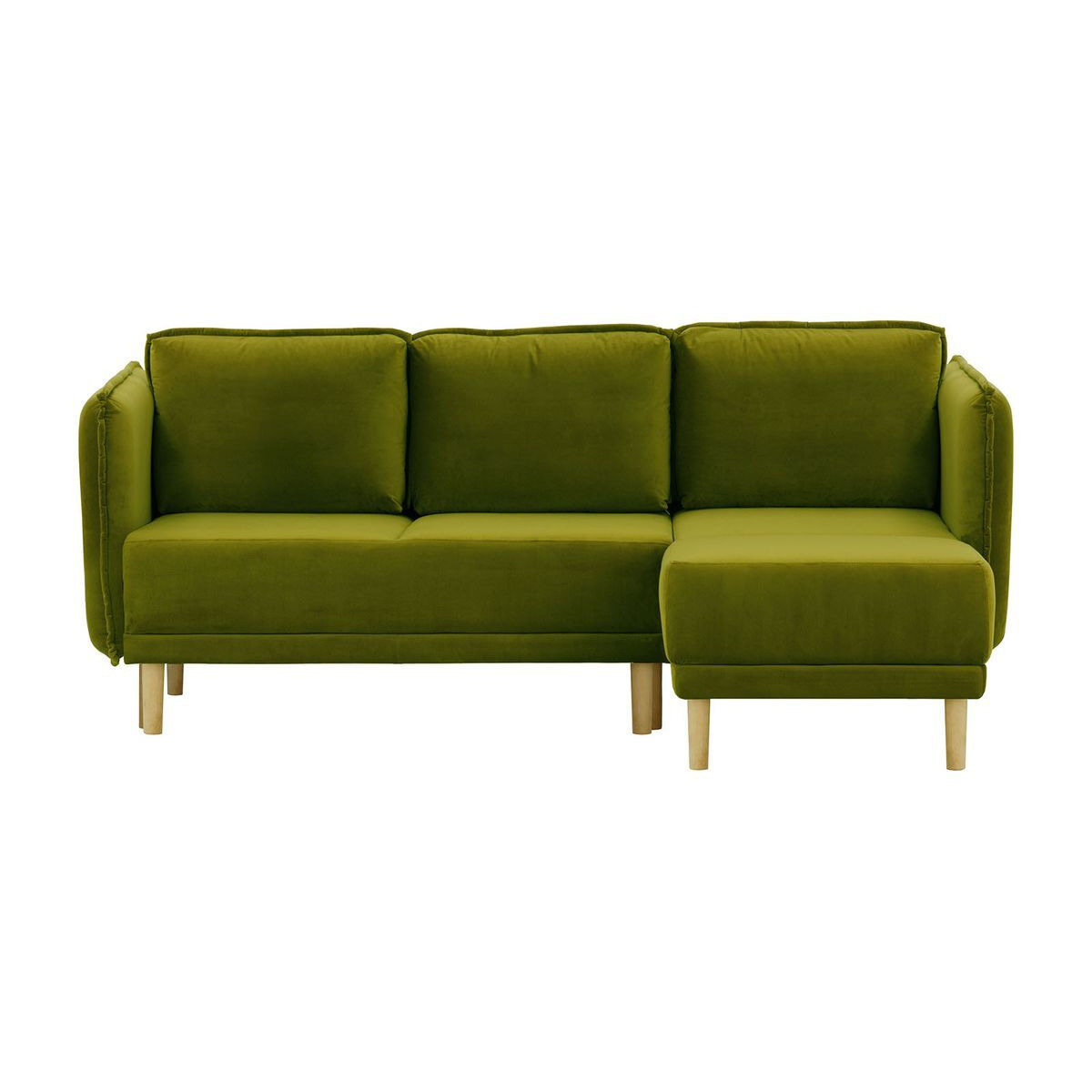 Swift Corner Sofa Bed, olive green - image 1