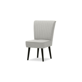 Tagen Dining Chair, light grey, Leg colour: white