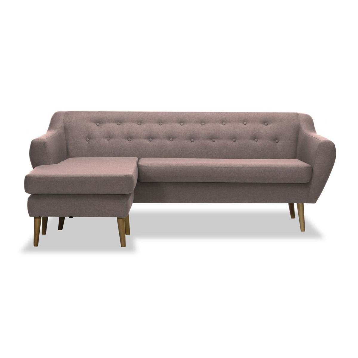 Varde Corner Sofa, pastel pink - image 1