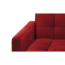 Velocity Universal Corner Sofa Bed With Storage, dark red - thumbnail 3