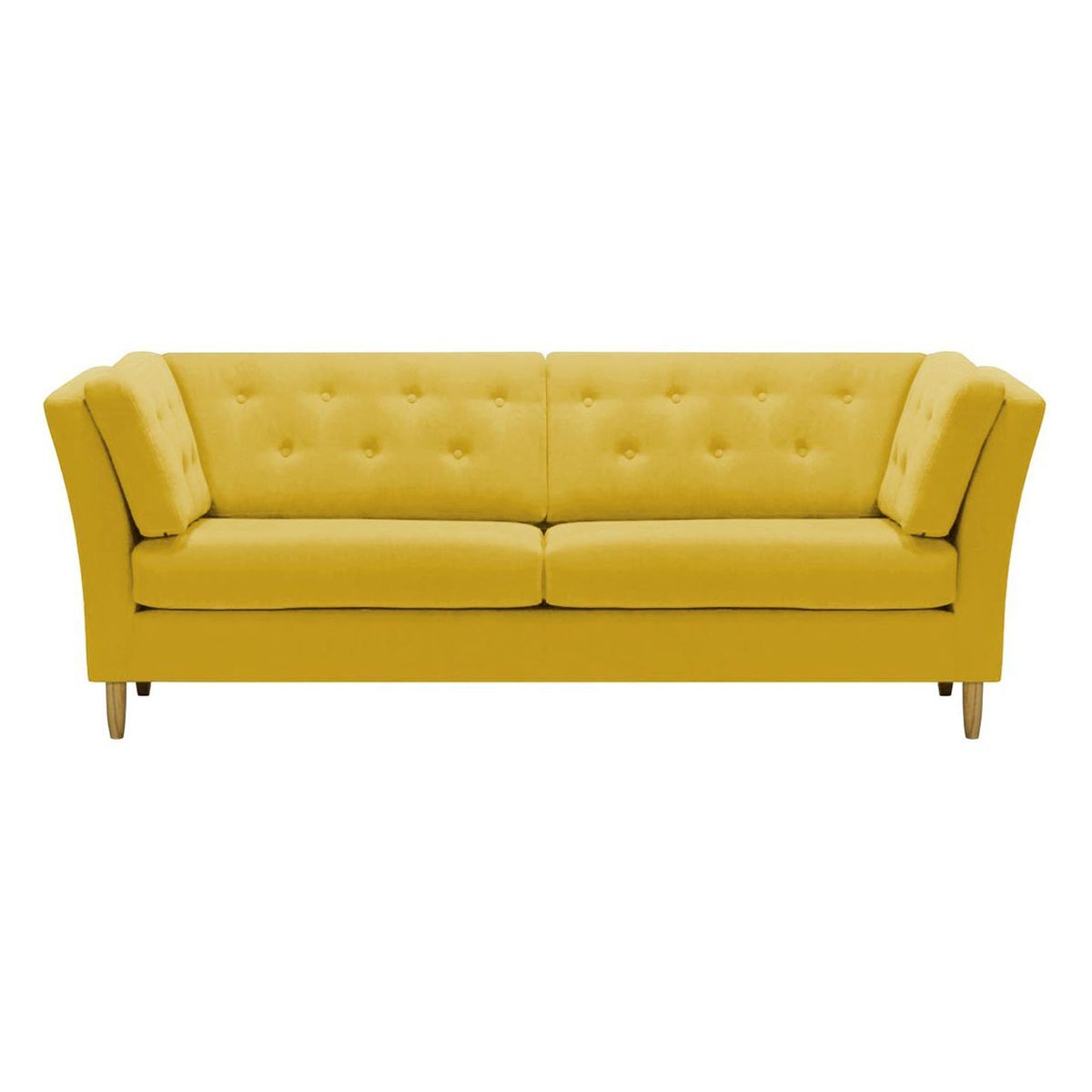 Viko 3 Seater Sofa, yellow - image 1